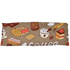 Vector Seamless Pattern With Doodle Coffee Equipment Body Pillow Case (dakimakura) by BangZart