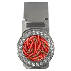 Seamless Chili Pepper Pattern Money Clips (cz)  by BangZart