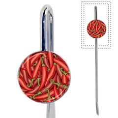 Seamless Chili Pepper Pattern Book Mark by BangZart