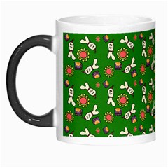 Clown Ghost Pattern Green Morph Mugs by snowwhitegirl