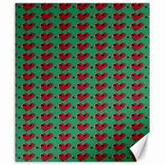 Evil Heart Graffiti Pattern Canvas 20  X 24  by DinzDas