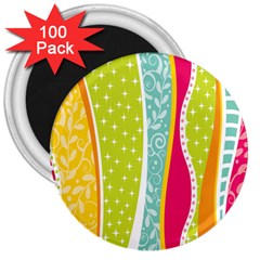 Abstract Lines 3  Magnets (100 Pack) by designsbymallika