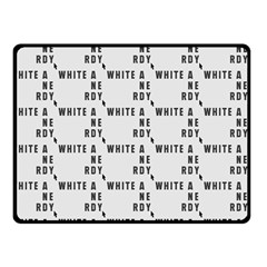 White And Nerdy - Computer Nerds And Geeks Double Sided Fleece Blanket (small)  by DinzDas