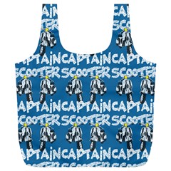 Scooter Captain - Moped And Scooter Riding Full Print Recycle Bag (xl) by DinzDas