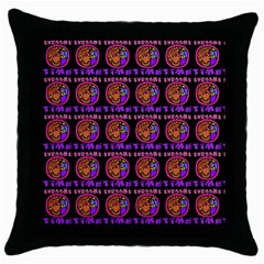 Inka Cultur Animal - Animals And Occult Religion Throw Pillow Case (black) by DinzDas