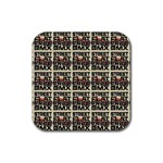 Bmx And Street Style - Urban Cycling Culture Rubber Coaster (Square)  Front