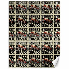 Bmx And Street Style - Urban Cycling Culture Canvas 12  X 16  by DinzDas