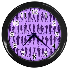 Normal People And Business People - Citizens Wall Clock (black) by DinzDas