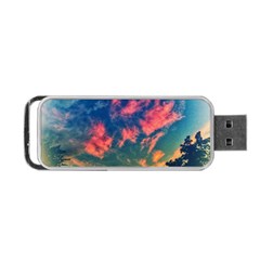  Brushstroke Skies Portable Usb Flash (one Side) by okhismakingart