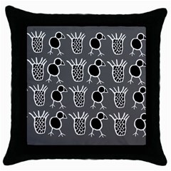 Njhb Vectorized Throw Pillow Case (black) by CHPALTD