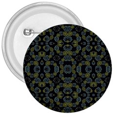 Modern Ornate Stylized Motif Print 3  Buttons by dflcprintsclothing