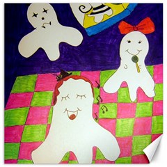 Circus Ghosts Sing Canvas 16  X 16  by snowwhitegirl