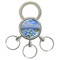 Floral Nature 3-ring Key Chain by Sparkle