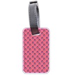 60s Ombre Hair Girl Pink Luggage Tag (two sides) Front