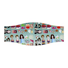 Kawaii Collage Teal  Ombre Stretchable Headband by snowwhitegirl