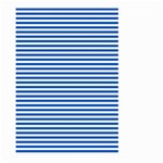 Classic marine stripes pattern, retro stylised striped theme Large Garden Flag (Two Sides) Front