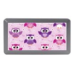 Seamless Cute Colourfull Owl Kids Pattern Memory Card Reader (Mini) Front