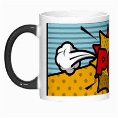 Pow Word Pop Art Style Expression Vector Morph Mugs by Amaryn4rt