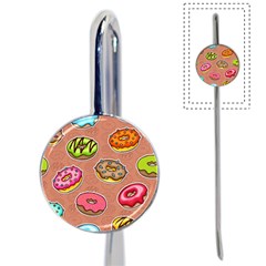 Doughnut Doodle Colorful Seamless Pattern Book Mark by Amaryn4rt