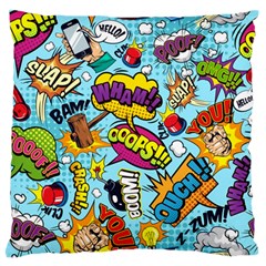 Comic Elements Colorful Seamless Pattern Standard Flano Cushion Case (two Sides) by Amaryn4rt