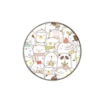 Cute-baby-animals-seamless-pattern Hat Clip Ball Marker (10 pack) Front