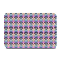 Pink And Blue Plate Mats by Sparkle