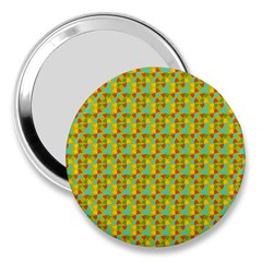 Lemon And Yellow 3  Handbag Mirrors by Sparkle