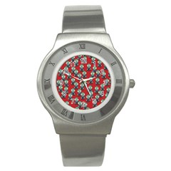 Zombie Virus Stainless Steel Watch by helendesigns