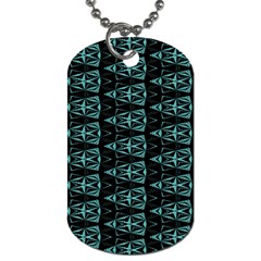 Digital Traingles Dog Tag (one Side) by Sparkle