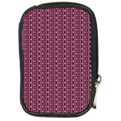 Digital Waves Compact Camera Leather Case by Sparkle