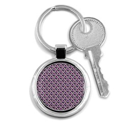 Flowers Pattern Key Chain (round) by Sparkle