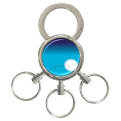 Fishing 3-ring Key Chain by Sparkle