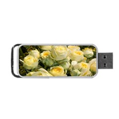 Yellow Roses Portable Usb Flash (two Sides) by Sparkle