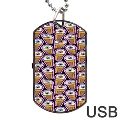 Eyes Cups Dog Tag Usb Flash (one Side) by Sparkle