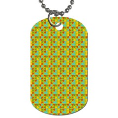 Lemon And Yellow Dog Tag (one Side) by Sparkle