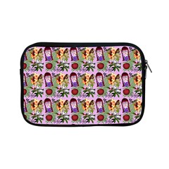 Purple Glasses Girl Pattern Lilac Apple Ipad Mini Zipper Cases by snowwhitegirl