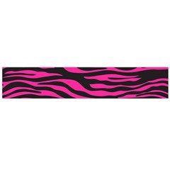 Pink Zebra Large Flano Scarf  by Angelandspot