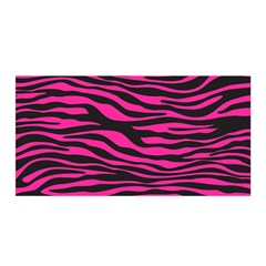 Pink Zebra Satin Wrap by Angelandspot