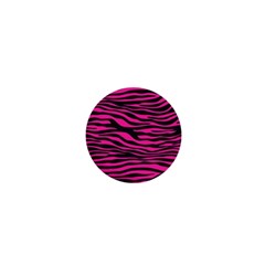 Pink Zebra 1  Mini Buttons by Angelandspot