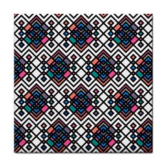 Boho Geometric Face Towel by tmsartbazaar