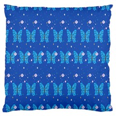 Glitter Butterfly Large Cushion Case (one Side) by Sparkle