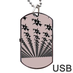 3dfishes Dog Tag Usb Flash (two Sides) by Sparkle