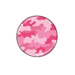 Camo Pink Hat Clip Ball Marker Front