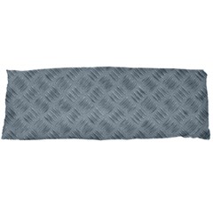 Grey Diamond Plate Metal Texture Body Pillow Case Dakimakura (two Sides) by SpinnyChairDesigns