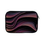 Dark Purple and Black Swoosh Apple iPad Mini Zipper Cases Front