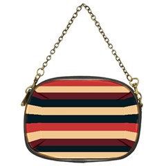 Seventies Stripes Chain Purse (one Side) by tmsartbazaar