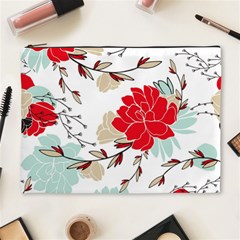 Floral Pattern  Cosmetic Bag (xl) by Sobalvarro