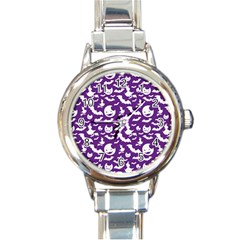 Halloween  Round Italian Charm Watch by Sobalvarro