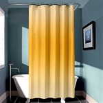 Saffron Yellow and Cream Gradient Ombre Color Shower Curtain 36  x 72  (Stall)  Curtain(36 X72 ) - 33.26 x66.24  Curtain(36 X72 )