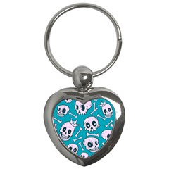 Skull Key Chain (heart) by Sobalvarro